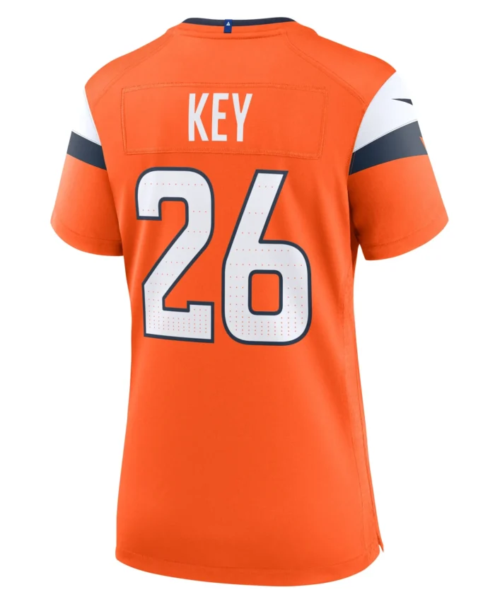 Devon Key Denver Broncos Women's Team Game Jersey -  Orange