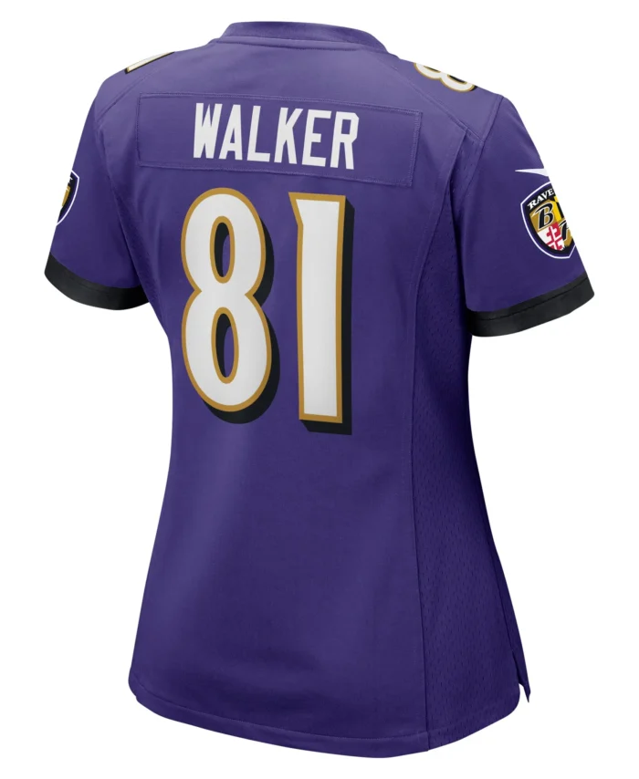Devontez Walker Baltimore Ravens Women's  Game Jersey -  Purple
