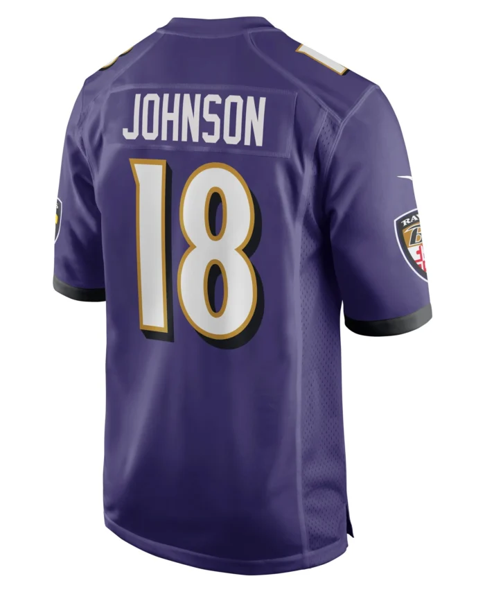 Diontae Johnson Baltimore Ravens Player Game Jersey - Purple