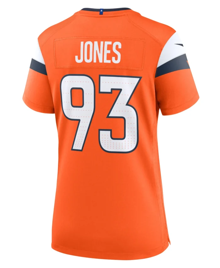 D.J. Jones Denver Broncos Women's Team Game Jersey -  Orange