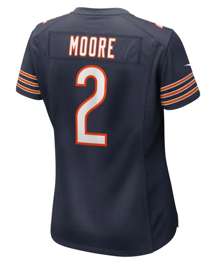 D.J. Moore Chicago Bears Women's Player Jersey - Navy