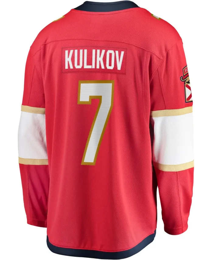 Dmitry Kulikov Florida Panthers Fanatics  Premier Breakaway Player Jersey - Red