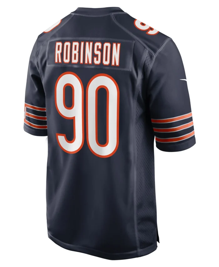 Dominique Robinson Chicago Bears  Game Jersey -  Navy
