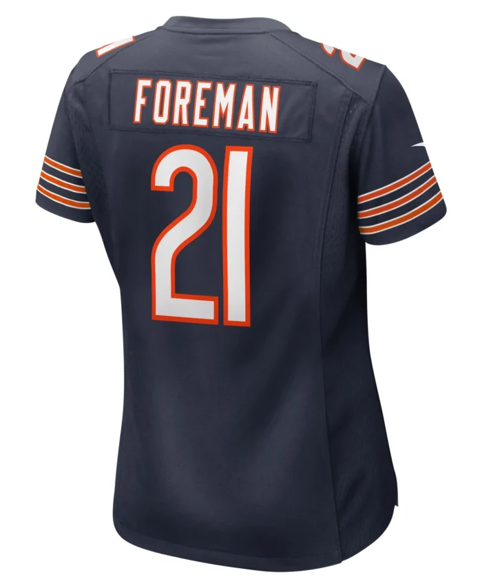 D'Onta Foreman Chicago Bears Women's Game Jersey - Navy