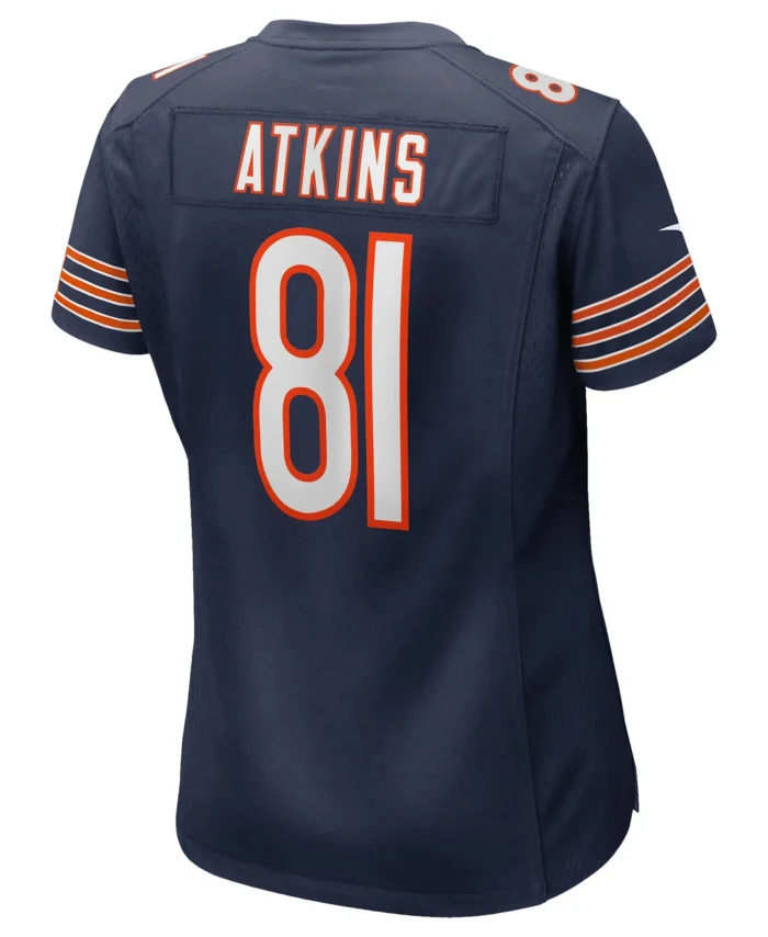 Doug Atkins Chicago Bears Women's Game Retired Player Jersey - Navy