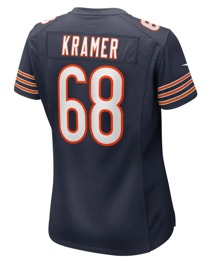 Doug Kramer Chicago Bears Women's Game Player Jersey - Navy