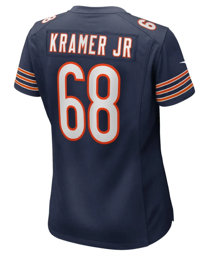 Doug Kramer Jr. Chicago Bears Women's  Game Jersey -  Navy