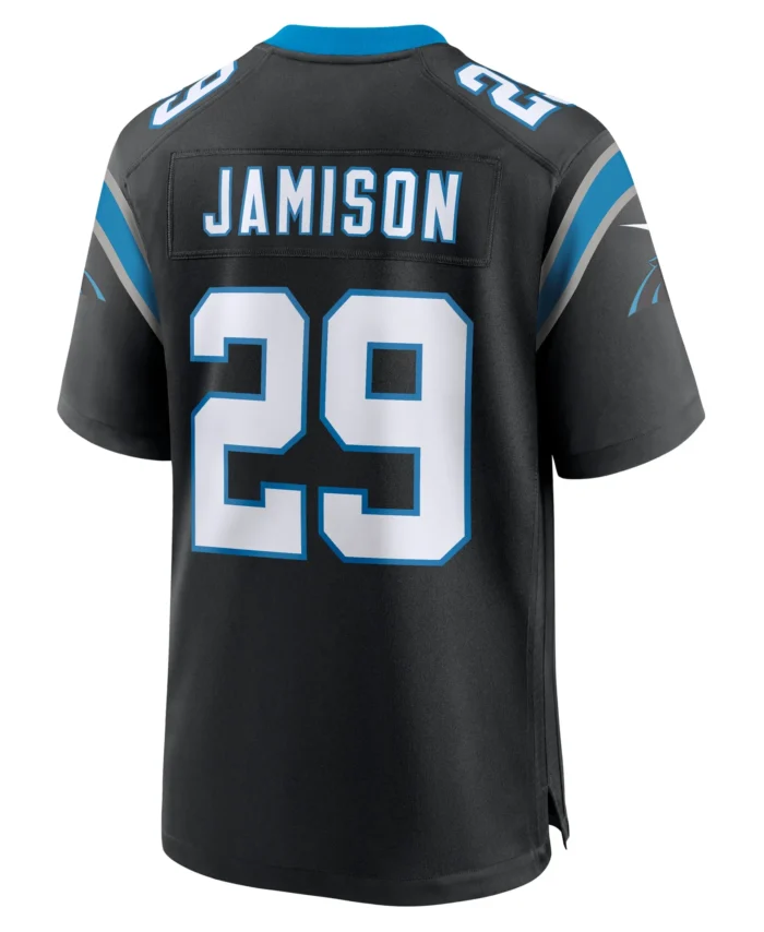 D'Shawn Jamison Carolina Panthers Team Game Jersey -  Black