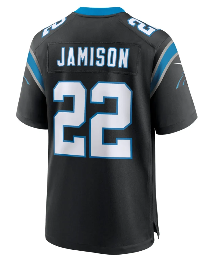 D'Shawn Jamison Carolina Panthers Team Game Jersey -  Black