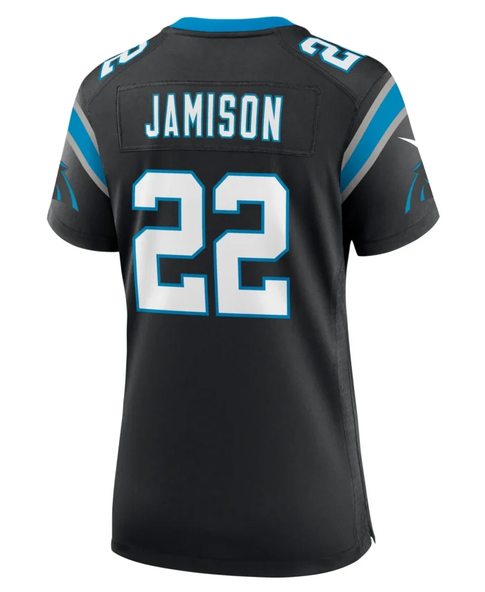D'Shawn Jamison Carolina Panthers Women's Team Game Jersey -  Black