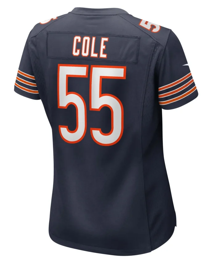 Dylan Cole Chicago Bears Women's Game Jersey - Navy