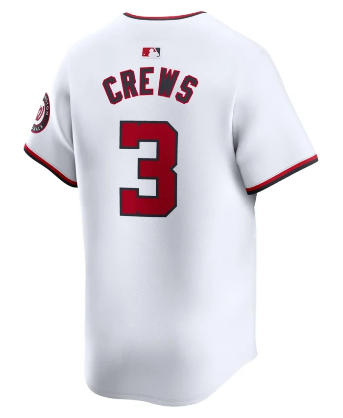 Dylan Crews Washington Nationals Home Limited Player Jersey - White