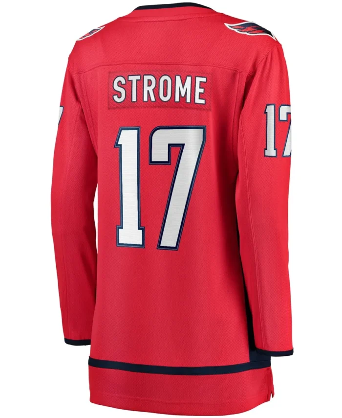 Dylan Strome Washington Capitals Fanatics Women Home Breakaway Player Jersey - Red
