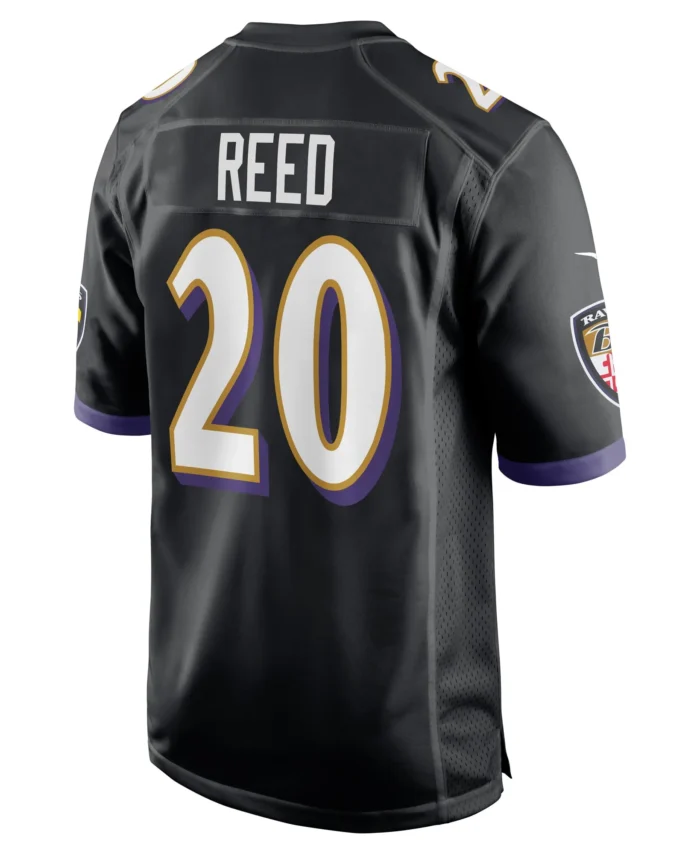 Ed Reed Baltimore Ravens Retired Player Jersey - Black