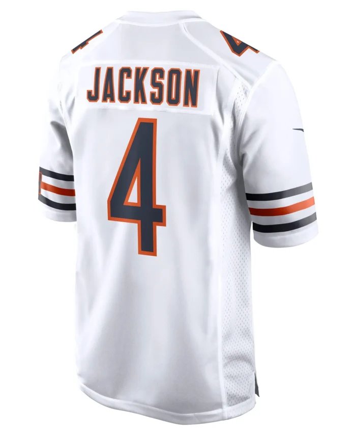 Eddie Jackson Chicago Bears Game Jersey - White