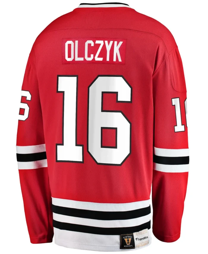 Eddie Olczyk Chicago Blackhawks Fanatics Premier Breakaway Retired Player Jersey - Red