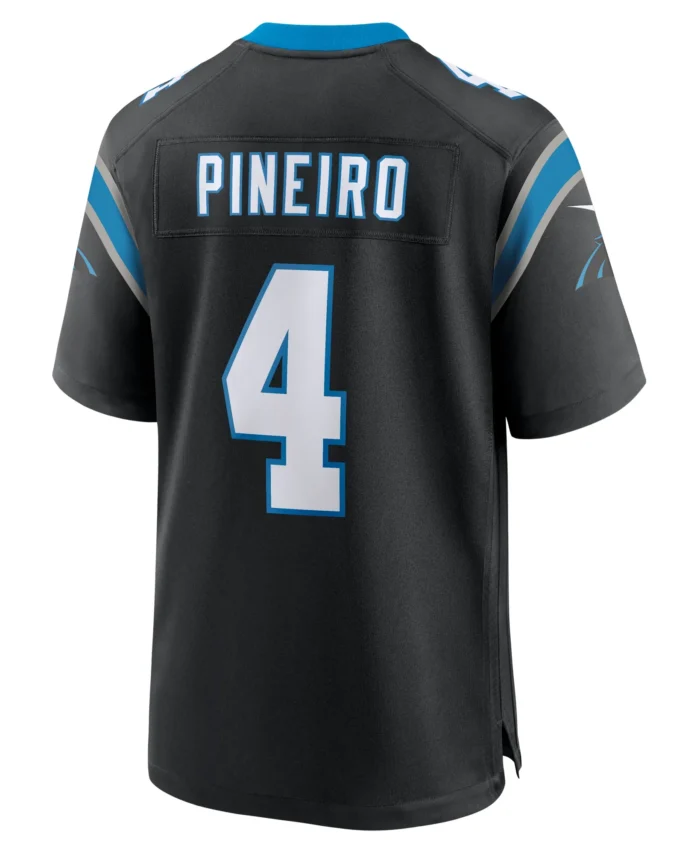 Eddy Pineiro Carolina Panthers Team Game Jersey - Black