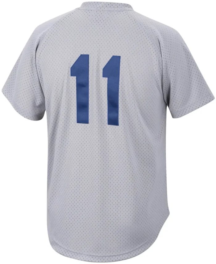 Edgar Martinez Seattle Mariners Mitchell Ness Cooperstown Collection Mesh Batting Practice Jersey- Charcoal