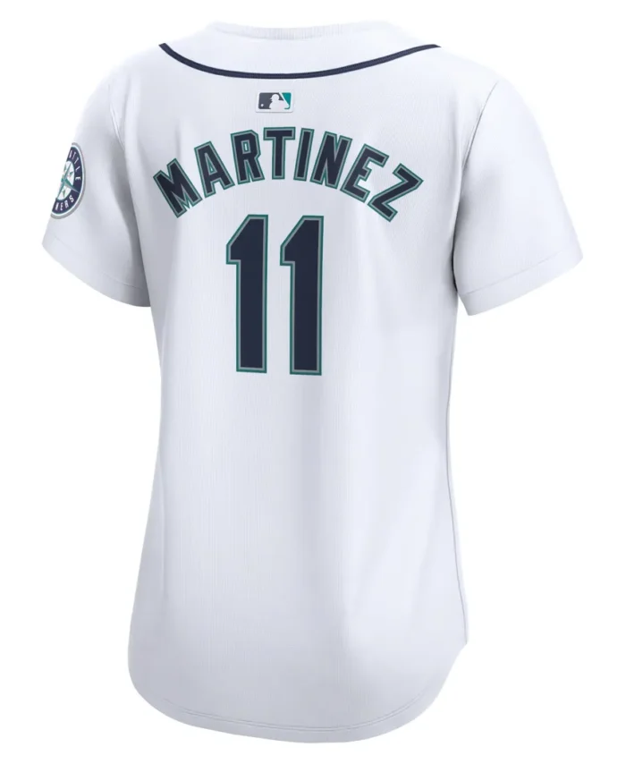 Edgar Martinez Seattle Mariners Women  Home Limited Player Jersey- White