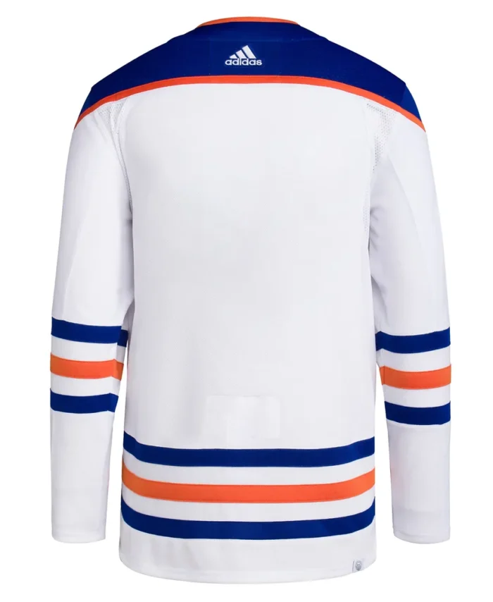 Edmonton Oilers Men Away Primegreen Authentic Blank Jersey - White