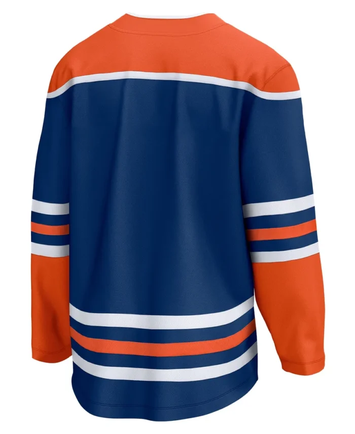 Edmonton Oilers Fanatics Home Breakaway Blank Jersey - Royal