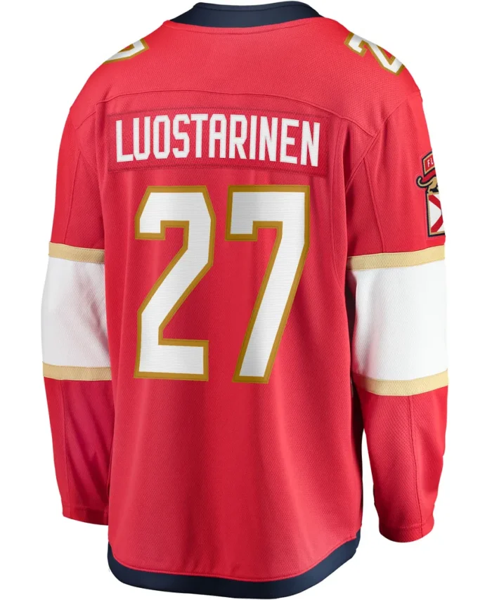 Eetu Luostarinen Florida Panthers Fanatics Home Breakaway Player Jersey - Red