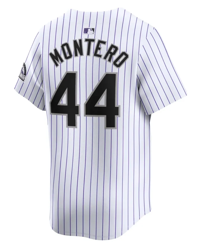 Elehuris Montero Colorado Rockies Home Limited Player Jersey - White