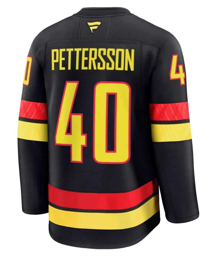 Elias Pettersson Vancouver Canucks Fanatics Alternate Premium Jersey - Black