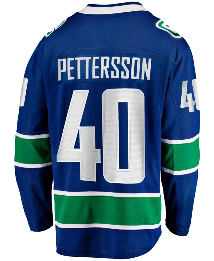 Elias Pettersson Vancouver Canucks Fanatics Home Breakaway Jersey - Blue