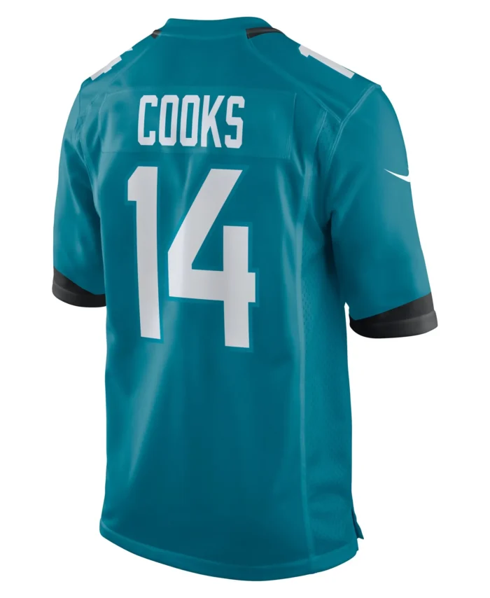 Elijah Cooks Jacksonville Jaguars Team Game Jersey -  Teal
