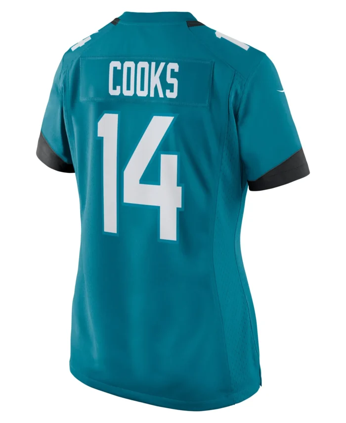 Elijah Cooks Jacksonville Jaguars Women's Team Game Jersey -  Teal