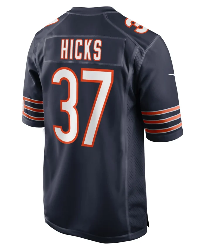 Elijah Hicks Chicago Bears Game Player Jersey - Navy