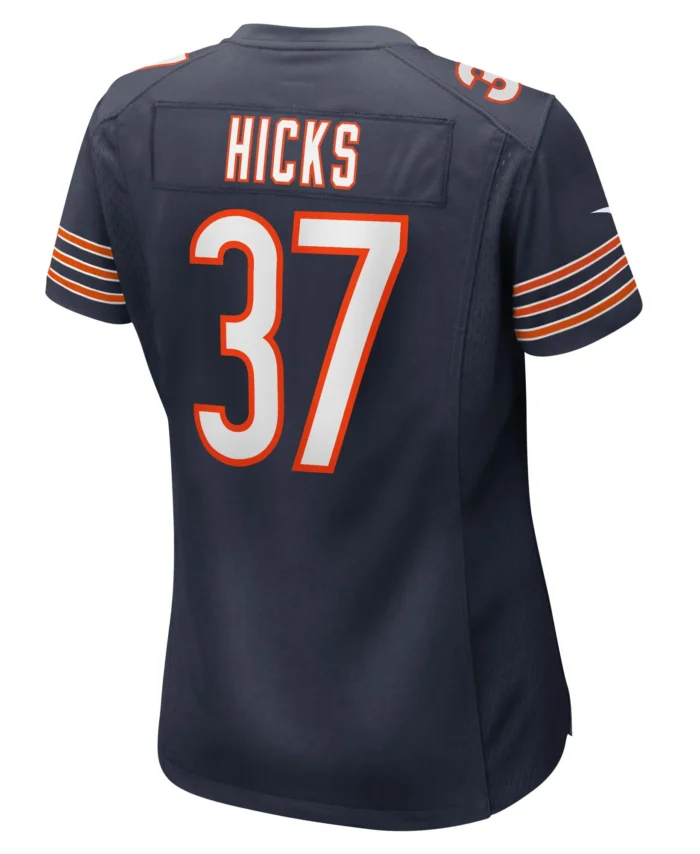 Elijah Hicks Chicago Bears Women's Game Player Jersey - Navy