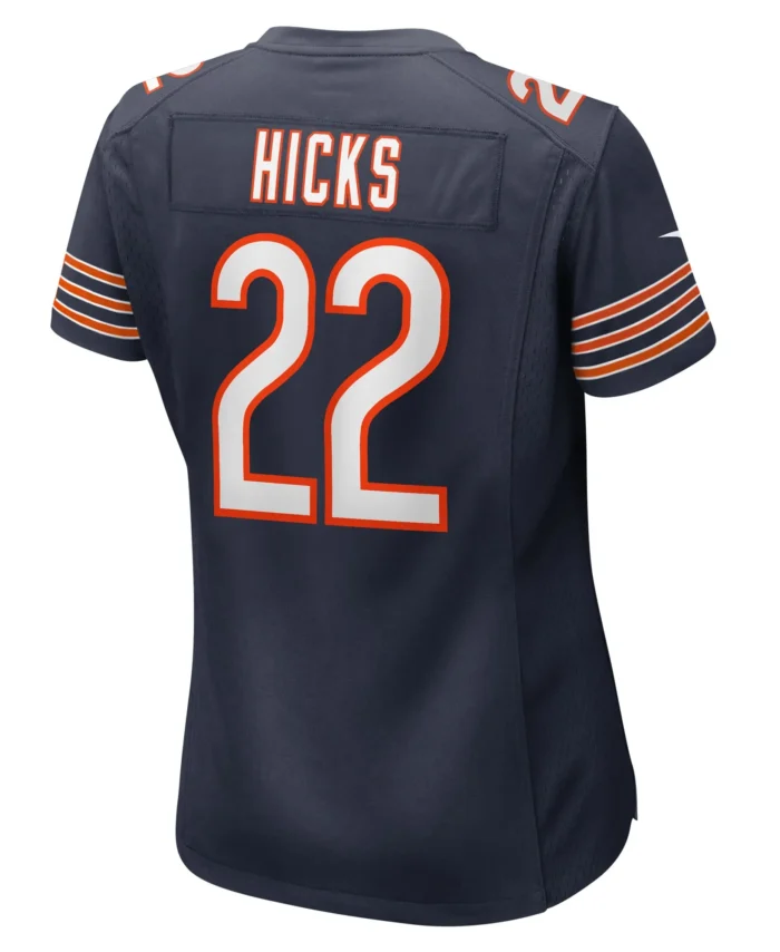 Elijah Hicks Chicago Bears Women's Team Game Jersey -  Navy