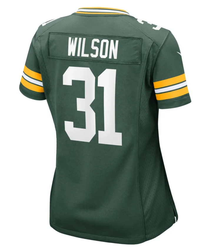 Emanuel Wilson Green Bay Packers Women's  Game Jersey -  Green
