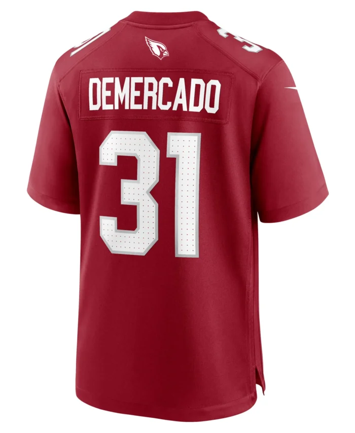 Emari Demercado Arizona Cardinals Team Game Jersey -  Cardinal