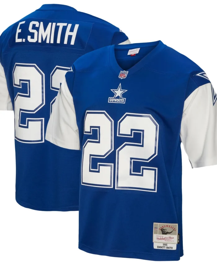 Emmitt Smith Dallas Cowboys Mitchell & Ness 1995 Legacy Replica Jersey - Royal
