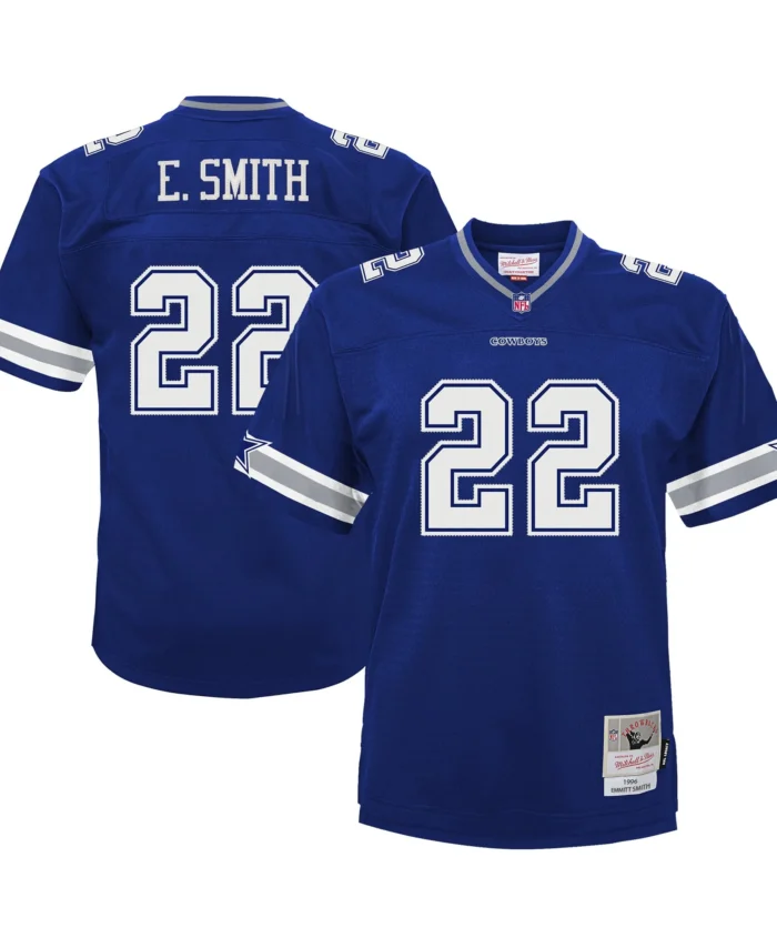 Emmitt Smith Dallas Cowboys Mitchell & Ness Big & Tall 1996 Legacy Retired Player Jersey - Navy