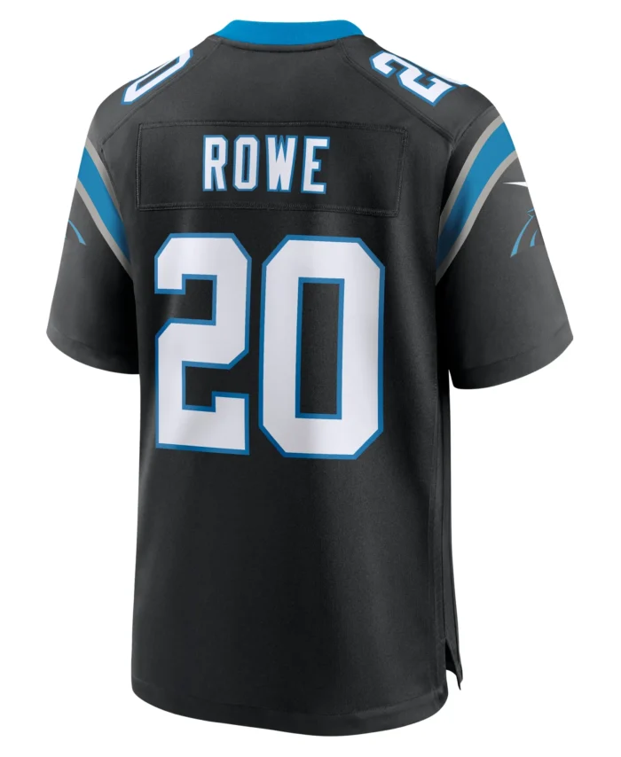Eric Rowe Carolina Panthers Team Game Jersey - Black