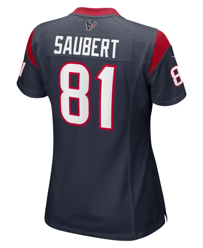 Eric Saubert Houston Texans Women's  Game Jersey -  Navy