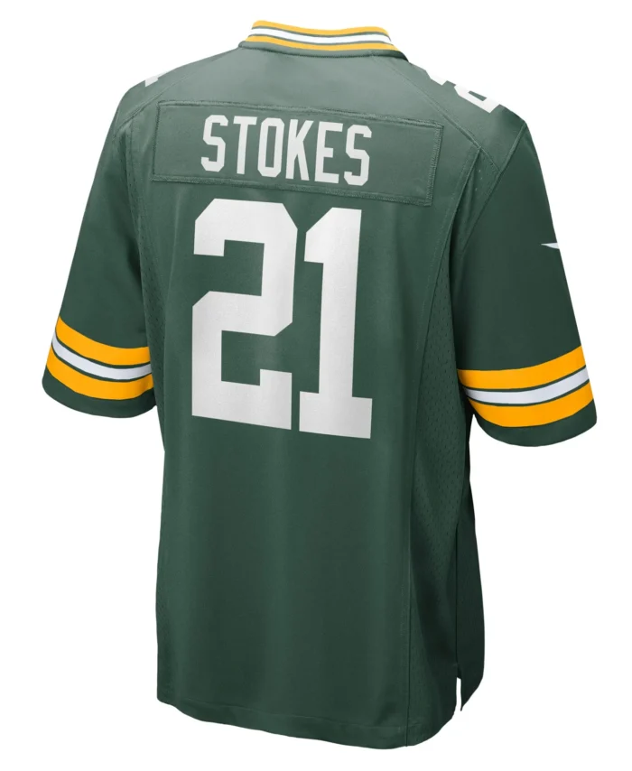 Eric Stokes Green Bay Packers Player Game Jersey - Green