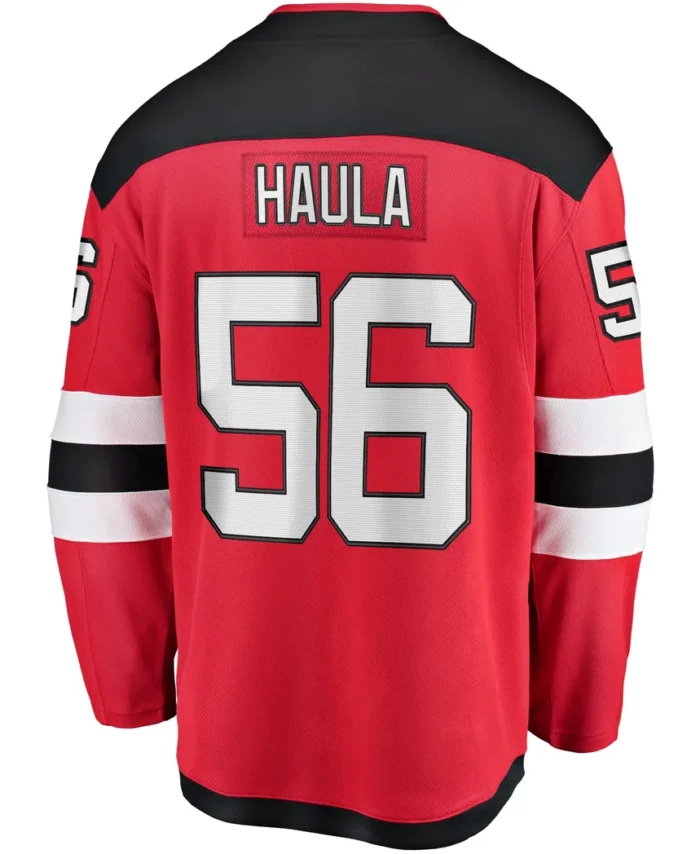 Erik Haula New Jersey Devils Fanatics Home Breakaway Player Jersey - Red