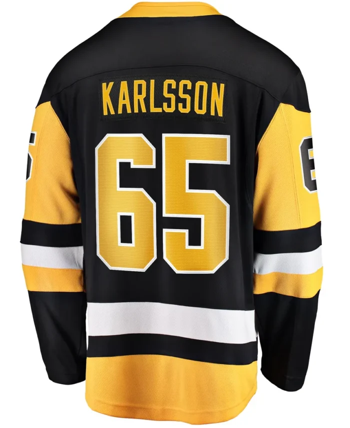 Erik Karlsson Pittsburgh Penguins Fanatics Home Breakaway Jersey - Black