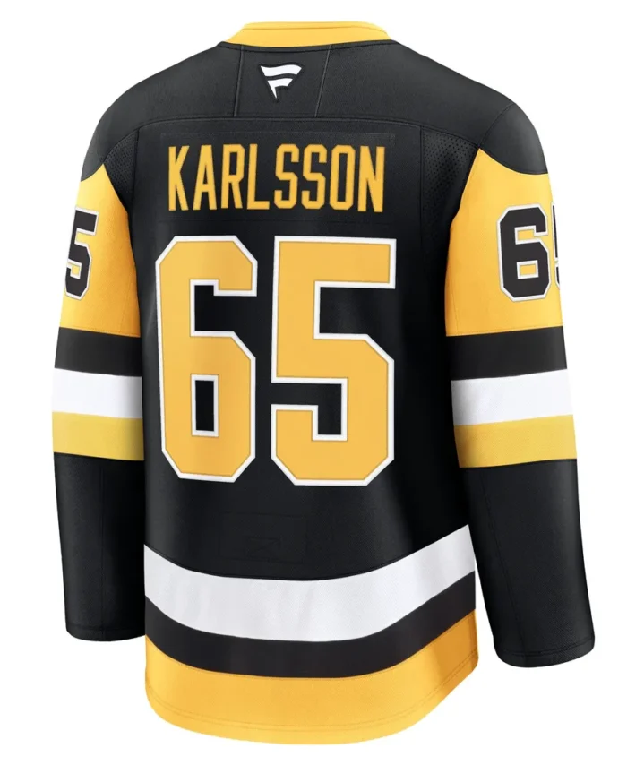 Erik Karlsson Pittsburgh Penguins Fanatics Home Premium Jersey - Black
