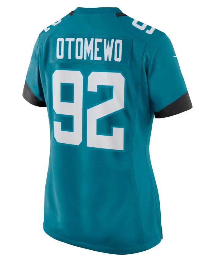 Esezi Otomewo Jacksonville Jaguars Women's Team Game Jersey -  Teal
