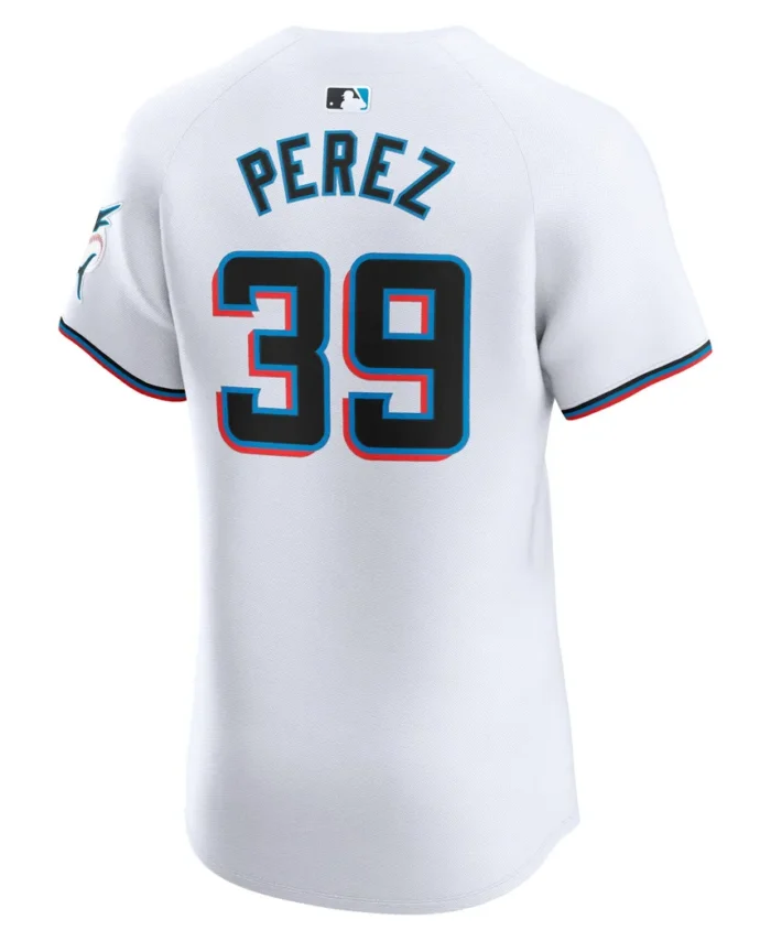 Eury Perez Miami Marlins Home Elite Player Jersey - White