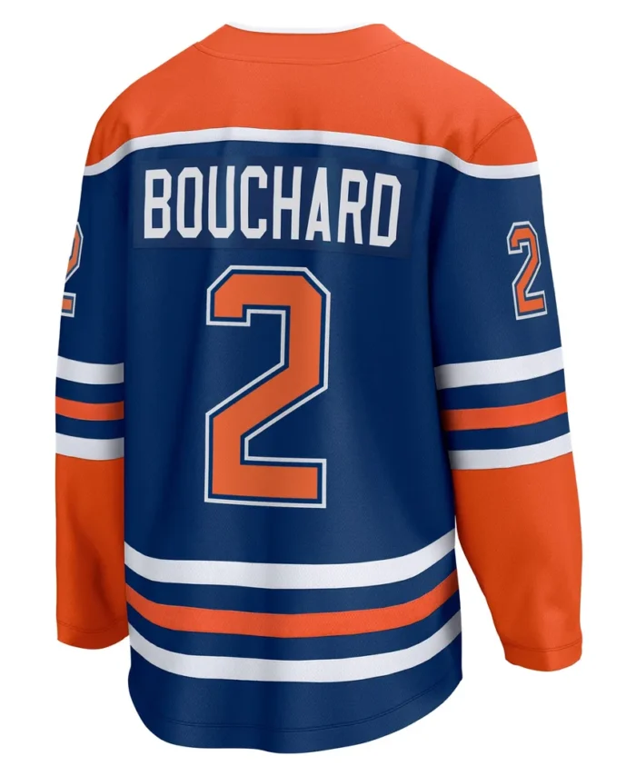 Evan Bouchard Edmonton Oilers Fanatics Home Breakaway Player Jersey - Royal