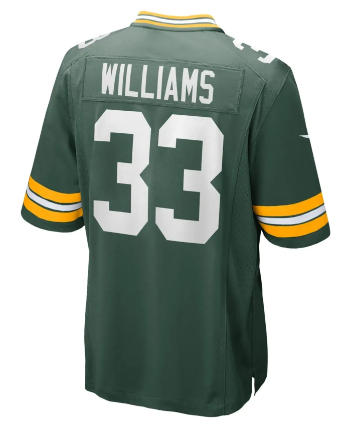 Evan Williams Green Bay Packers  Game Jersey -  Green