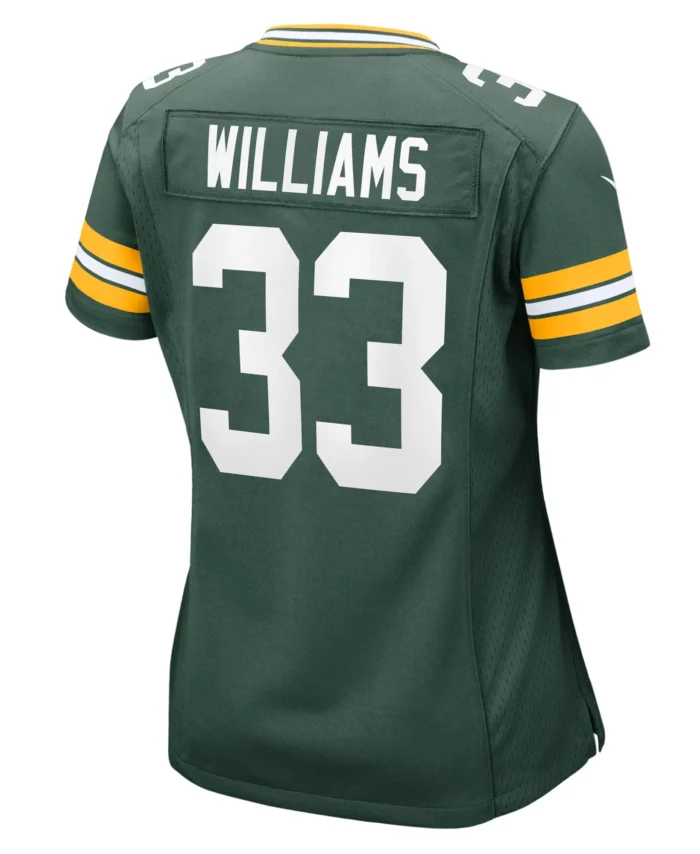 Evan Williams Green Bay Packers Women's  Game Jersey -  Green