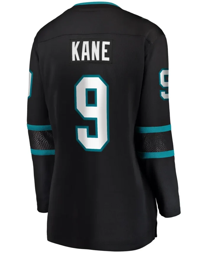 Evander Kane San Jose Sharks Fanatics Women Alternate Premier Breakaway Jersey - Black